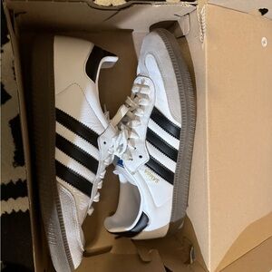 adidas White and Black Athletic Shoes